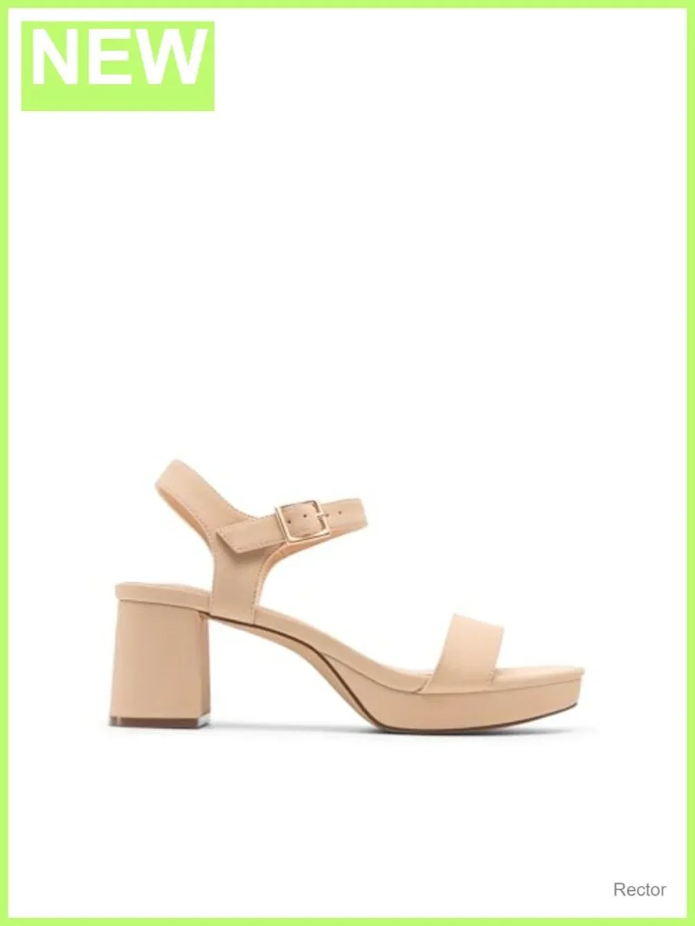 Platform Block Heel Sandals Faux Leather Ankle Strap Dressy Casual